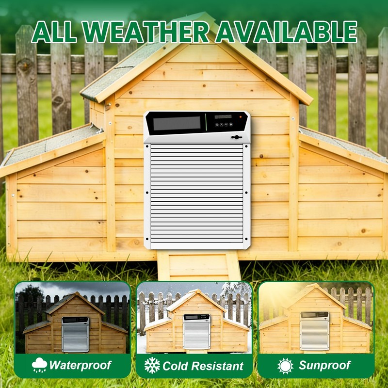 Solar Automatic Chicken Coop Door