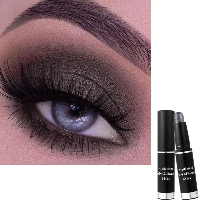 Metallic Black Eyeshadow Stick Cream Eye Shadow Stick, Shimmer Glitter