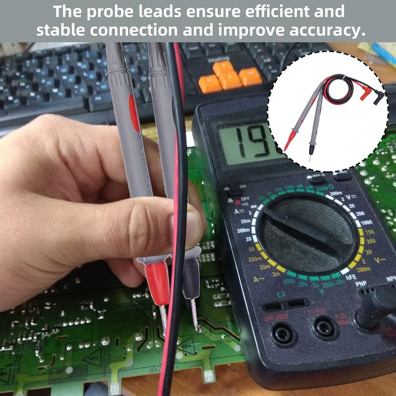Multimeter Leads 1 Pair Multimeter Test Leads 1M, Cat III