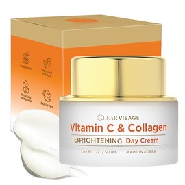 Hidratante Facial Vitamina Colágeno Probado Por Dermatólogos Crema Día Antienvejecimiento Cuidado Piel Coreano Reafirmante Rellena Vegano Belleza