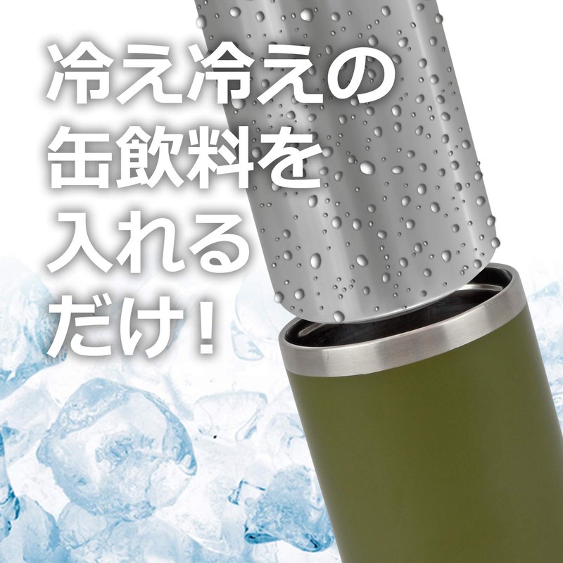 Wahei Freiz Fortec RH-1536 Can Holder, Long-Lasting Cold Retention, 16.9