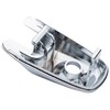 Kaloeou Driver Side Chrome Exterior Door Handle Lock Cylinder Cover