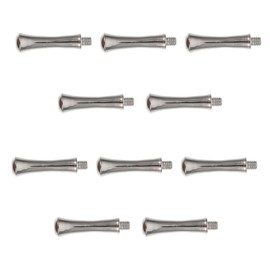 VILLCASE Metal Scissor Finger Rest, Hair Scissors Finger Scissor Parts Stainless Steel Scissors Hair Clippers Finger, 10Packs