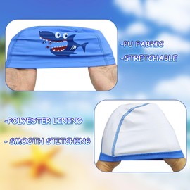 GWAWG Swimming Cap Kids,Swimming Caps,Kids Swimming Caps,Swimming Caps for 4-10 Years Old, Stretchy Swimming Hat Kids Boys Girls Teens
