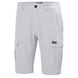 Helly Hansen Men's II Quickdry 11" Cargo Shorts, 853 Grey Fog, 36