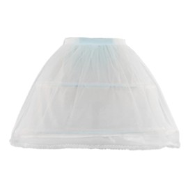 BTKAKAN Women's Pannier, White, Volume, Mini Length Pannier, 2 Wires, A-Line, Adjustable, For Weddings, Brides, Dresses, Lolita, Cosplay, Accessories, Made, Halloween, Petticoat, white