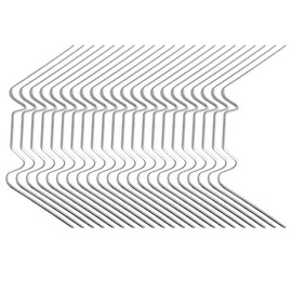 Pack of 100 Greenhouse Z Clips for Glass, Greenhouse Glass Clips, Spring, Greenhouse Glazing Clips, Stainless Steel Greenhouse Window Clips, Glass Panes Mounting Clips for Greenhouse Glass