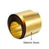 sourcing map Brass Sheet Roll, 0.3x50x1000mm Brass Foil Roll Brass