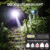 Flat EDC Flashlight, Tactical Flashlights Rechargeable, 9 Modes LED Small