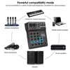 Professional 4 Channel Audio Mixer, Sound Board Console System, DJ