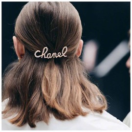 Yheakne Boho Crystal Hair Clip Pin Rhinestone Letter Hair Pin Barrette Vintage Hair Barrette Pins Gold Rhinestone Hairclips Decorative Bobby Pin Shine Wedding Hair Accessories for Women(Gold)