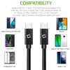 Dual USB-C/PD 60W Fast Charging Cord Compatible with Sony SRS-XB43