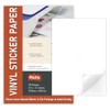 30 Sheets A4 Sticker Paper, Printable Not Waterproof Matte Vinyl