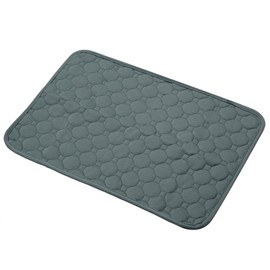 X AUTOHAUX Dog Seat Cover Reuse Car Seat Cover for Dogs Reuse and Nonslip Pet Car Seat Cover XS 50x35cm Grayblue Fits Most Cars SUVs and Small Trucks