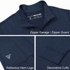 M MAELREG Mens Quarter Zip Pullover Sport Casual Long Sleeve