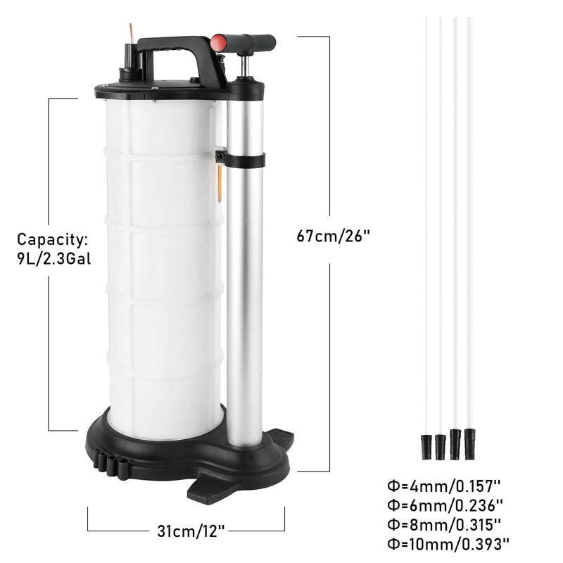 ATPEAM Oil Changer Vacuum Fluid Extractor | Manual Engine Oil