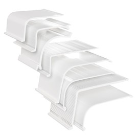 KastLite Under Cabinet Light Cover Replacement Sample Pack | 2" White Acrylic Undercabinet Lens Diffuser | All 8 Shapes Included for Fit Testing