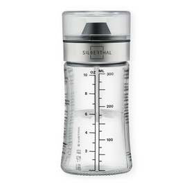 SILBERTHAL Glass Salad Dressing Shaker 300ml with Printed Recipes