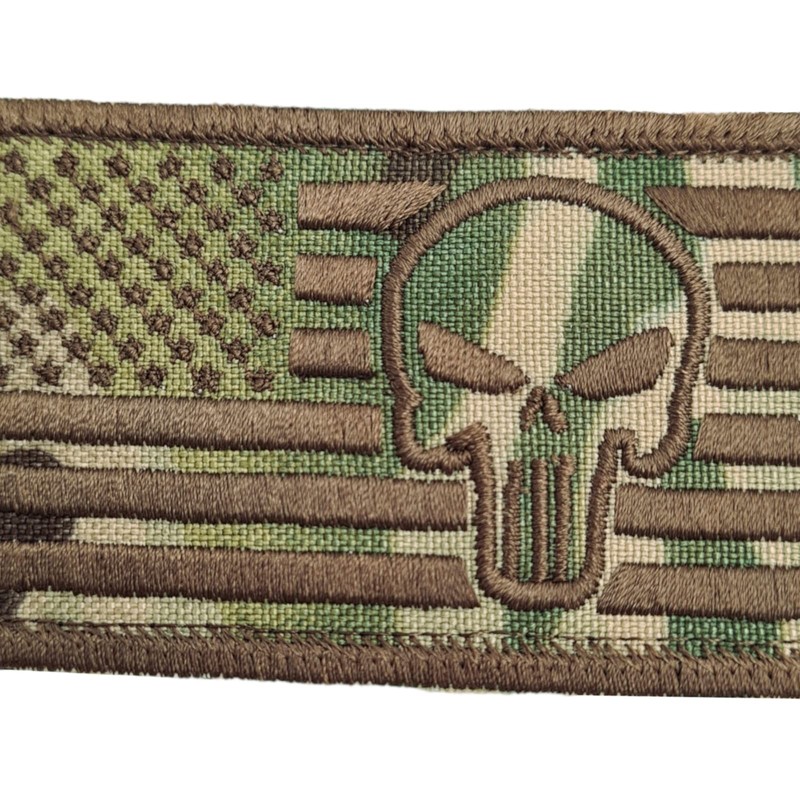 USA Flag Punisher Multicam OCP Stars And Stripes 2 x