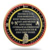Firefighters Challenge Coin Fireman Rescue Prayer Coin Firefighters Gift