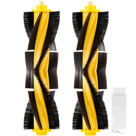 YBVABE Main Brush for ECOVACS-DEEBOT OZMO T8 /T8 AIVI /T8+ /T8 AIVI+ /T8 MAX / N8 Pro Plus /N8 Pro /N8+ Plus /N8 Pro+ Robots Vacuum, 2-Pack Replacement Brush Compatible with DEEBOT T8 & N8 Main Brush