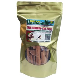 Cinnamon Bark Pieces (TRUE CEYLON) - cinnamomum verum (6 Oz resealable pouch, product of Grenada)