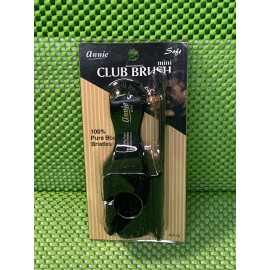 Annie Mini Club Soft Brush #2111 With 4.8” Pocket Comb 100% Pure Boar Bristles