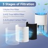 4 Packs H7126 Replacement Filter Compatible with GoveeLife H7126 Mini