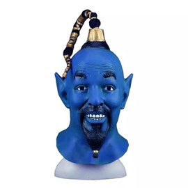 cnstone Halloween Cosplay Mask Genie Lamp Genie Helmet Latex Mask Party Goods Disguise Mask Costume Accessories