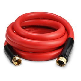 BLENDLITE Garden Hose 15 ft x 3/4” Hot/Cold Heavy Duty Water Hose,-50°F to 190°F,Burst 600Psi Flexible Upgraded Rubber Hoses,3/4” Solid Fittings for All-weather Outdoor Lawn & Garden