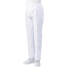 KAZEN Medal/Nursing Uniform Men's Trepane (Total Rubber), White, No. 18, 800-40