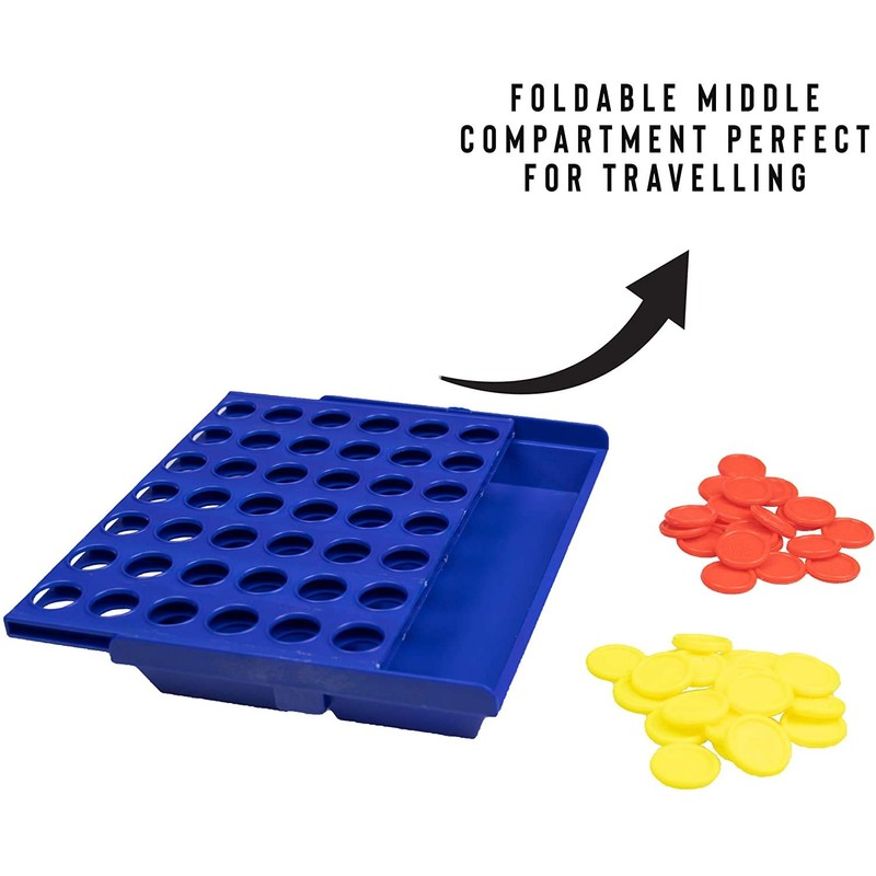 eMKay® MATCH 4 MINI TRAVEL CAR HOLIDAY FAMILY GAME