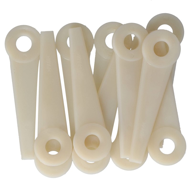Pack of 24 Plastic Cutting Blades, Plastic Grass Trimmer Blades