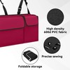 Tioollev Car Trunk Organizer, Backseat Hanging Large Storage with Adjustable