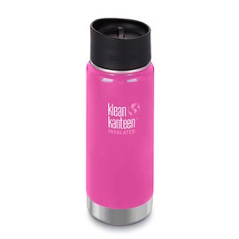 Klean Kanteen Wide Vacuum Insulated with Cafe Cap 2.0 Water Bottle, Wild Orchid, M