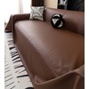 vctops Waterproof Thick PU Leather Sofa Covers for Sectional Sofa