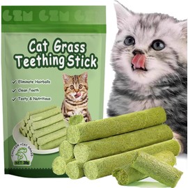 NSWXZDS 6Pcs Cat Toys Cats Grass Treat for Indoor Cat Edible Grass Kitten Toys Kitty Chew Grass Sticks for Teeth Kitten Snack
