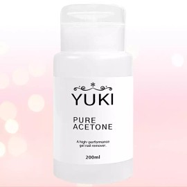 YUKI [YUKI]유키 퓨어아세톤200ml 펌프형 [YUKI] Pure Acetone 200ml Pump Type [Pure Acetone 200ml Pump Type]