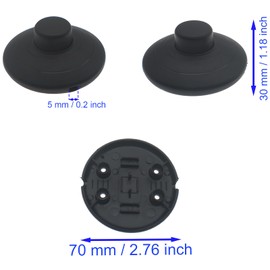 HAJXZH 4 PCS Foot Switch for Floor Lamp Foot Pedal Swith Replacement Inline Switch for Lamp Cord Step ON Off Spring Push Button, for Control Floor Lamp Extension Cord Parts