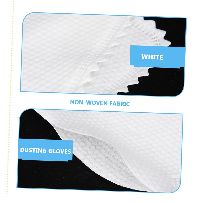 Baluue 20pcs Non Woven Dusting Gloves with Serrated Electrostatic Design