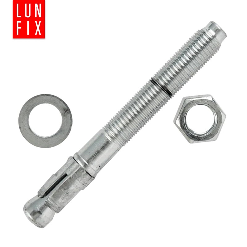 Bolt Anchor 16 x 120 mm Galvanised Steel Including Nut