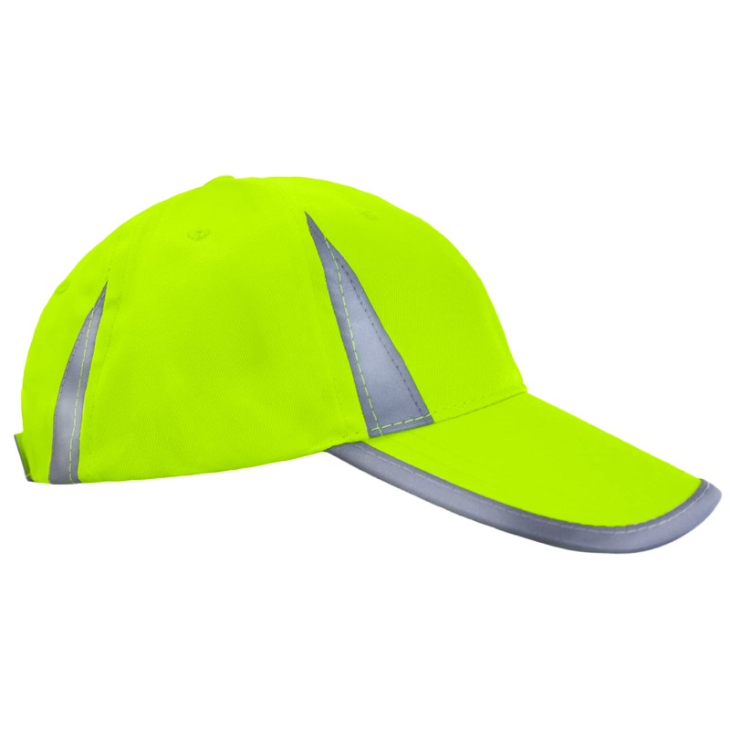 JORESTECH Safety Cap Reflective High Visibility Yellow/Lime Unisex CAP-01