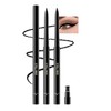 Black Gel Eyeliner Pencil,Waterproof Eye Liner Waterline Pen for Women