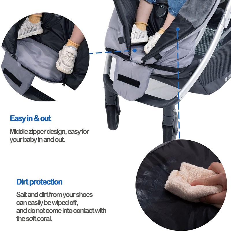 Yobee Toddler Stroller Bunting Bag,Durable and Warm Insulation Materials Baby
