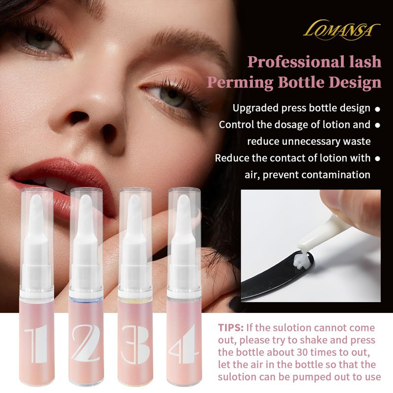 Lomansa Lash Lift Kit Eyelash Perm Kit Instant Lifting Curling