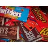 Unbranded Lot Of 60 Twizzlers, Reese’s, Hersheys, Vinyl Zipper Pencil