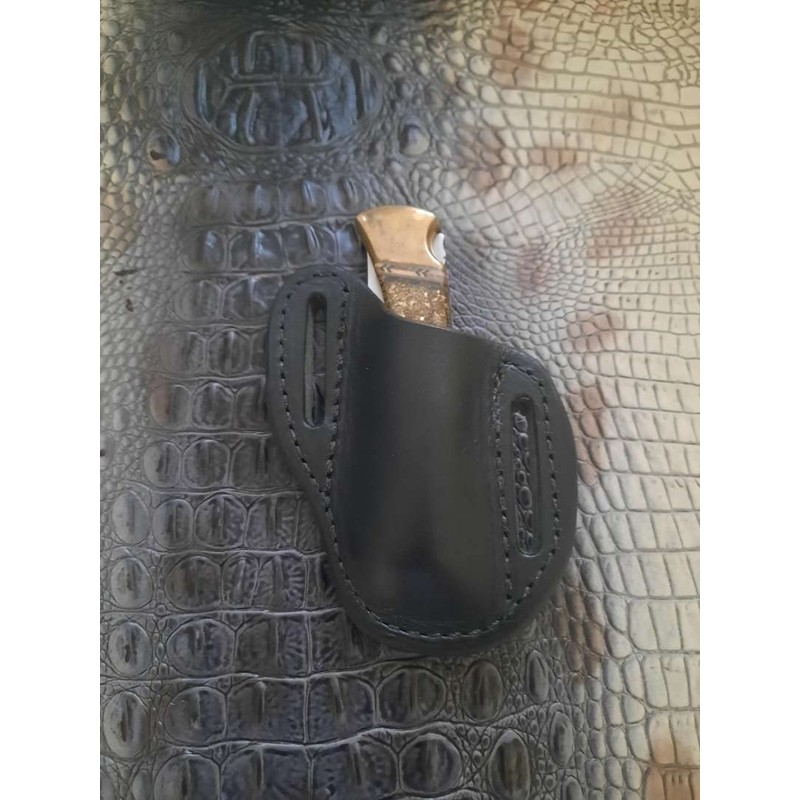 Carl Thomas Leathers Leather Pocket Right Hand Knife Sheath for
