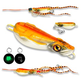 ELPIS Tai Lava 2.1 oz (60 g) Dragon Fang Paradise All-Purpose Wasaba Aori Fluorescent Orange Firefly, Playful, Slide Type, Jig, All-Mighty