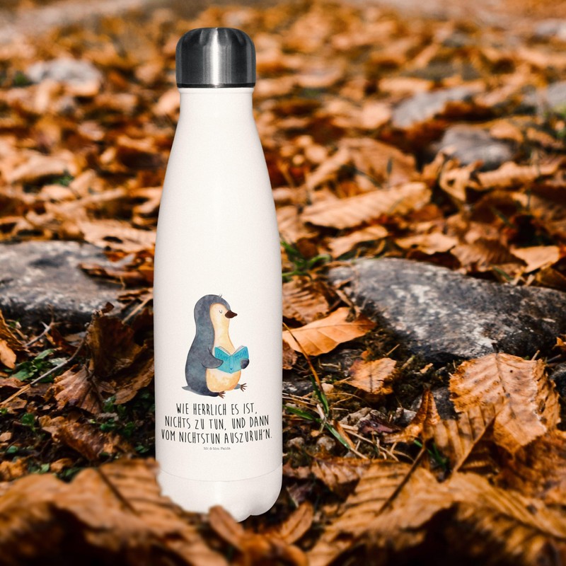 Mr. & Mrs. Panda Thermos Flask Penguin Book - Gift,