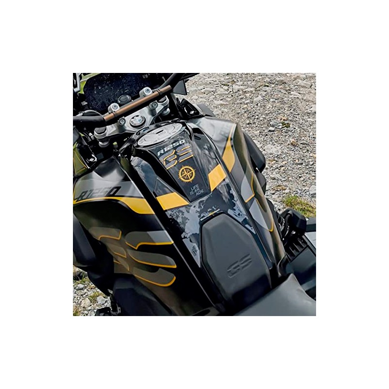 Protective Tank Protection Sticker with Resin Coated Compatible with R1250